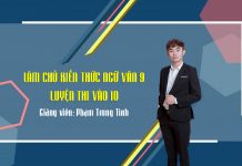 Khóa học: Làm chủ kiến thức Ngữ văn 9