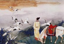 Tại lầu Hoàng Hạc tiễn Mạnh Hạo Nhiên đi Quảng Lăng – Lý Bạch